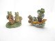 2  Figurines Grenouille En Résine Ranas - Kikkers