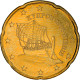 Chypre, 20 Euro Cent, 2008, SPL+, Laiton, KM:82 - Chipre