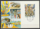 TAAF N° 399/402 COLLECTION JEUNESSE SUR 4 CARTES MAXIMUM - FDC