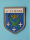 St. ETIENNE ( Chocolat LANVIN ) Blason > Villes De FRANCE ( 5 X 4 Cm. ) ! - Chocolate