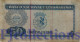 TIMOR 50 ESCUDOS 1967 PICK 27a F/VF - Timor