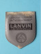 MONT DE MARSAN ( Chocolat LANVIN ) Blason > Villes De FRANCE ( 5 X 4 Cm. ) ! - Chocolate