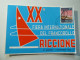 Cartolina Viaggiata "XX FIERA INTERNAZIONALE DEL FRANCOBOLLO RICCIONE 1968" Ministero Interno, Roma 1968 - Manifestazioni