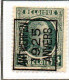 Préo Typo N° 121A-122A-123A-125A-126A - Typografisch 1922-31 (Houyoux)