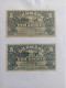 2 Billets Danemark 5 Kroner 1942 Et 1943 - Dinamarca