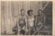 Nude Men & Woman In Bathing Suits Suntanning Sunbathing Original Old Photo  - Unclassified