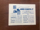 CARTE DE Viste  AMBRE, BEAUFILS & Cie  Transports Rapides  ALGER  ORAN  TUNIS  LYON  NICE  MARSEILLE  CANNES  VICHY1956 - Cartes De Visite