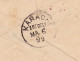 Delcampe - Postal Stationery Raiwind 1899 India Postage Half Anna Victoria Queen Karachi Pakistan Volkart Brothers - 1882-1901 Empire