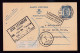 209/39 - Entier Postal Petit Sceau BRUXELLES Nord 1944 En Ville - Etiquette Parti Sans Laisser D'adresse , Retour - Postkarten 1934-1951