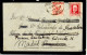 Pamplona A Madrid 1933 Carta Por URGENTE Dorso Ambulante Y Llegada Edifil 676 Ver 2 Scan - Eilbriefmarken