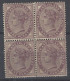 Gran Bretaña   73 * Charnela. 1881 Bloque De 4 - Unused Stamps