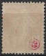 France Semeuse 10c N°138c Rouge écarlate Oblitéré (signé) - Usados