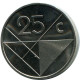 25 CENTS 1987 ARUBA Moneda (From BU Mint Set) #AH067.E - Aruba