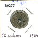 10 CENTIMES 1904 FRENCH Text BÉLGICA BELGIUM Moneda #BA277.E - 10 Cents