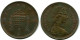PENNY 1976 UK GRANDE-BRETAGNE GREAT BRITAIN Pièce #AX087.F - 1 Penny & 1 New Penny