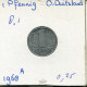 1 PFENNIG 1968 DDR EAST ALLEMAGNE Pièce GERMANY #AR754.F - 1 Pfennig