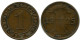 1 REICHSPFENNIG 1925 G ALLEMAGNE Pièce GERMANY #DB776.F - 1 Renten- & 1 Reichspfennig