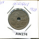25 CENTIMES 1929 FRENCH Text BELGIUM Coin #AW274.U - 25 Cents