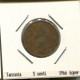 5 CENTI 1966 TANZANIA Coin #AS358.U - Tanzania