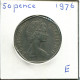 50 PENCE 1976 UK GREAT BRITAIN Coin #AW985.U - 50 Pence