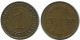 1 REICHSPFENNIG 1929 D GERMANY Coin #AE196.U - 1 Rentenpfennig & 1 Reichspfennig