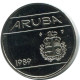 25 CENTS 1989 ARUBA Coin (From BU Mint Set) #AH070.U - Aruba