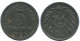 5 PFENNIG 1921 E DEUTSCHLAND Münze GERMANY #AE311.D - 5 Rentenpfennig & 5 Reichspfennig