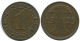 1 REICHSPFENNIG 1925 G DEUTSCHLAND Münze GERMANY #AE232.D - 1 Renten- & 1 Reichspfennig