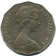 50 CENTS 1975 AUSTRALIEN AUSTRALIA Münze #AZ155.D - 50 Cents