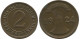 2 REICHSPFENNIG 1924 J DEUTSCHLAND Münze GERMANY #AD488.9.D - 2 Rentenpfennig & 2 Reichspfennig