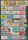 BRESIL - 1967/1969 - COLLECTION PRESQUE COMPLETE ** MNH - COTE YVERT = 134 EUR. - 3 PAGES - Lots & Serien