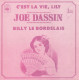 POCHETTE SP 45 TOURS Joe DASSIN - 4736 (sans Disque) - Zubehör & Versandtaschen