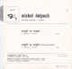 POCHETTE SP 45 TOURS (languette) Michel DELPECHE - 61150 (sans Disque) - Accessoires, Pochettes & Cartons