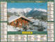 Almanach Du Facteur, Calendrier De La Poste, 2000: JURA: Courchevel (73), Chaîne Des Fiz (74). - Grand Format : 1991-00