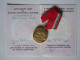 Bulgarie People's Republic Of Bulgaria Communist Commemorative Medal 100 Years Since The Birth Of Georgi Dimitrov /ds978 - Sonstige & Ohne Zuordnung