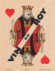 Vin Du Roy * Cartes à Jouer , Jeu De Carte * Cards * étiquette De Vin Publicitaire Illustrateur - Cartes à Jouer