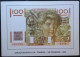 ► Carte Postale  Billet  100 Francs - Fiktive & Specimen