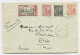 GUYANE 40C+ 30C+40CX2 LETTRE COVER CAYENNE 1934 POUE SUISSE VIA PARAMARIBO - Lettres & Documents