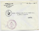 ROYAUME DE LAOS BOROMA AU VERSO LETTRE COVER ROYAUME DU LAOS PRESIDENCE DU CONSEIL DES MINISTRES VIENTIANE 2.12.1963 - Laos