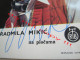 Radmila Mikić ( RTB ) - Promo Card With Original Autograph, Signature - Autographs