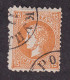 SERBIA, Principality Of Serbia - Mi.No. 13 C, Regular Stamp With Image Of Prince Milan, 15 Para, Line Perforat / 3 Scans - Servië