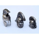 Spartan Helmets Miniature 3 Metallic Greek Set New In Box 00545 - Personajes