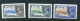 Hong Kong 1935 Silver Jubilee MH Sc 147-9 15018 - Unused Stamps