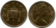 NEW PENNY 1978 UK GRANDE-BRETAGNE GREAT BRITAIN Pièce #AZ042.F - 1 Penny & 1 New Penny