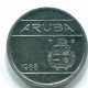 5 CENTS 1988 ARUBA (NEERLANDÉS NETHERLANDS) Nickel Colonial Moneda #S13617.E - Aruba