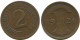 2 RENTENPFENNIG 1924 F GERMANY Coin #AD485.9.U - 2 Rentenpfennig & 2 Reichspfennig