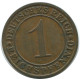 1 REICHSPFENNIG 1931 E GERMANY Coin #AE222.U - 1 Rentenpfennig & 1 Reichspfennig