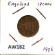 PENNY 1996 UK GBAN BRETAÑA GREAT BRITAIN Moneda #AW182.E - 1 Penny & 1 New Penny