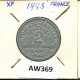 2 FRANCS 1943 FRANCIA FRANCE Moneda #AW369.E - 2 Francs