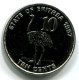 10 CENTS 1997 ERITREA UNC Bird Ostrich Moneda #W11323.E - Erythrée